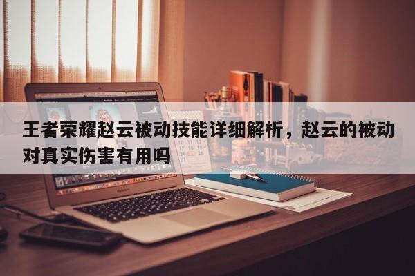王者荣耀赵云被动技能详细解析,赵云的被动对真实伤害有用吗